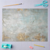 Papier Mousseline Antique Blue Romance Design Series 4 (Artisanat)