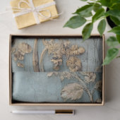 Papier Mousseline Antique Blue Romance Design Series 5 (Cadeau)