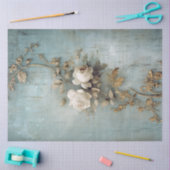 Papier Mousseline Antique Blue Romance Design Series 5 (Artisanat)