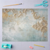 Papier Mousseline Antique Blue Romance Design Series 8 (Artisanat)