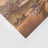 Papier Mousseline Antique Central Park #1, Distressed BG #3 (Détail)