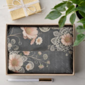 Papier Mousseline Antique Chalkboard Botanique Découpage Imprimer (Cadeau)