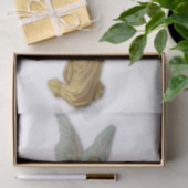 Papier Mousseline Antique Christmas Angel Victorian Christian Big    (Cadeau)