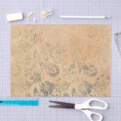 Papier Mousseline Antique Damask Floral (Artisanat)