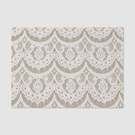 Papier Mousseline Antique dentelle (Recto)