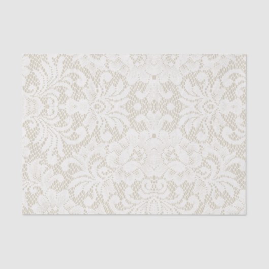 Papier Mousseline Antique dentelle (Recto)