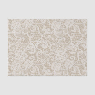 Papier Mousseline Antique dentelle