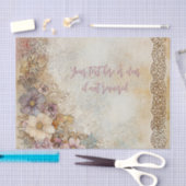 Papier Mousseline Antique Dentelle Perturbée Découpage personnalisée (Artisanat)