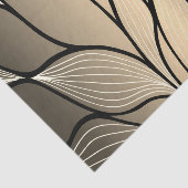 Papier Mousseline Antique Gold Creative Leave Motif (Détail)