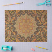 Papier Mousseline Antique Indien Motif des deux (Artisanat)