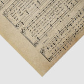 Papier Mousseline Antique Paper Vintage Christmas Sheet Music (Détail)
