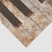 Papier Mousseline Antique Piano Keys Musicien Découpage papier de pa (Détail)