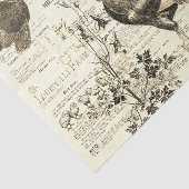 Papier Mousseline Antique Rooster Horticulture Annonces Ephemera Bei (Détail)