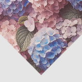 Papier Mousseline Antique rose violet Hydrangea Découpage Tissu (Détail)