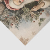 Papier Mousseline Antique Santa Claus victorienne Découpage de Noël (Détail)