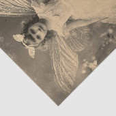 Papier Mousseline Antique Sepia Butterfly Fairy Crafting (Détail)