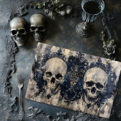 Papier Mousseline Antique Skullcraft Découpage 