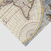 Papier Mousseline Antique vieille carte inspirée (4) (Détail)