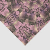 Papier Mousseline Antiquité rose victorienne (Détail)