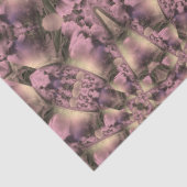 Papier Mousseline Antiquité rose victorienne (Détail)