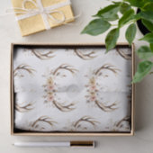 Papier Mousseline Antlers de cerfs roses (Cadeau)