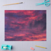 Papier Mousseline août rouge (Artisanat)