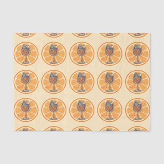 Papier Mousseline Aperol S'il Vous Plaît (Recto)