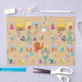 Papier Mousseline Appartement Sesame Street Motif Windows (Artisanat)