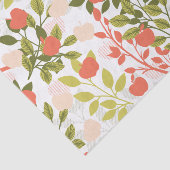 Papier Mousseline Apple Orchard Floral Garden Motif (Détail)