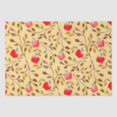 Papier Mousseline Apple Orchard rouge (Recto)