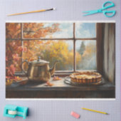 Papier Mousseline Apple Pie Rustic Cuisine Paramètre (Artisanat)