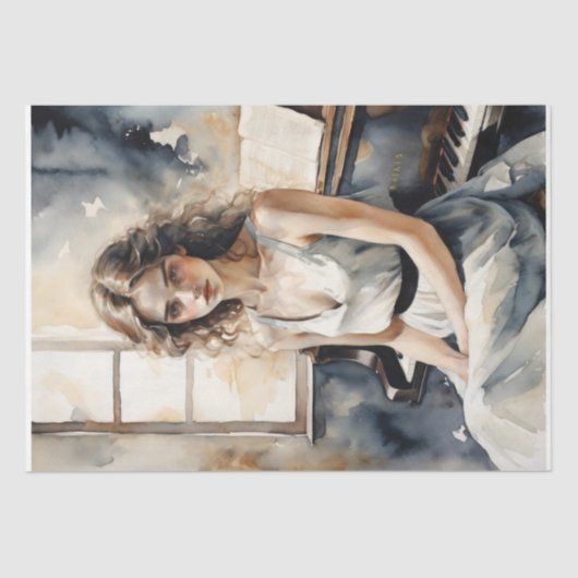 Papier Mousseline Après la note Dernière - Découpage - (Recto)