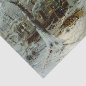 Papier Mousseline Après-midi D'Hiver Tranquille, Découpage (Détail)