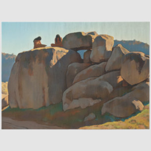 Papier Mousseline « Après-midi néolithique » de Maynard Dixon
