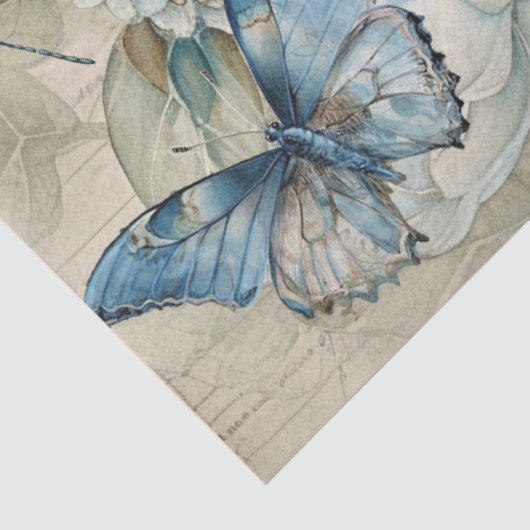 Papier Mousseline April blues (Détail)