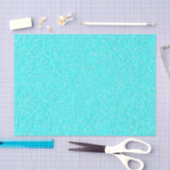 Papier Mousseline Aqua Blue (Artisanat)