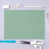 Papier Mousseline Aqua et Gold (Artisanat)