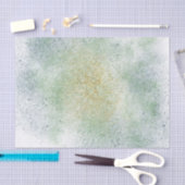 Papier Mousseline Aqua Gold Blue Dream (Artisanat)