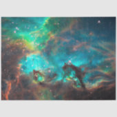 Papier Mousseline Aqua Green Star Cluster NGC 2074 LMC (Recto)