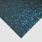 Papier Mousseline Aqua Peacock (Détail)