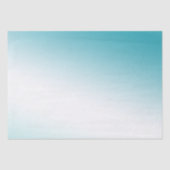 Papier Mousseline Aqua White Ombre (Recto)