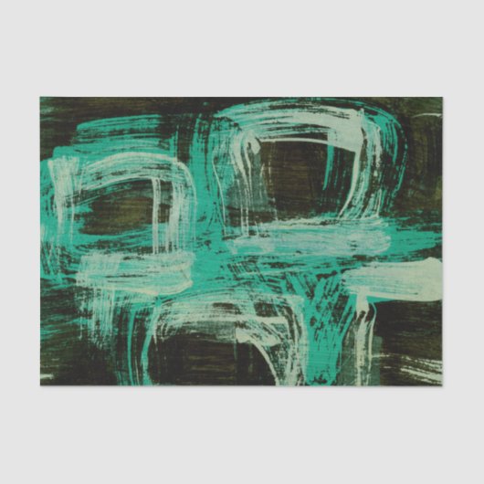 Papier Mousseline Aquamarine Windows I (Recto)