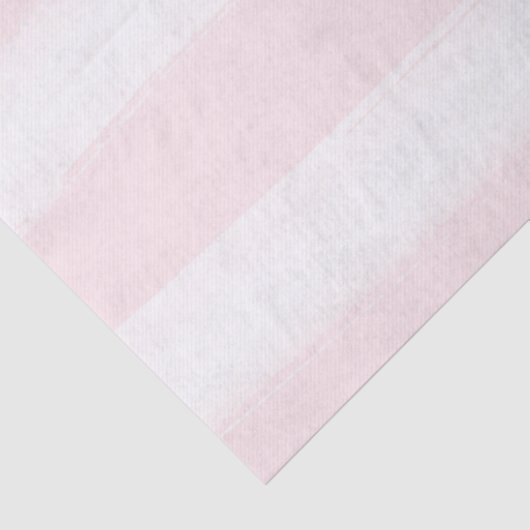Papier Mousseline Aquarelle à rayures roses molles (Détail)