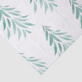 Papier Mousseline Aquarelle Arbres À feuillage persistant Brosses 3 (Détail)