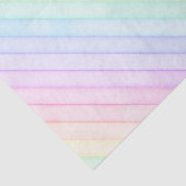 Papier Mousseline Aquarelle Arc-en-ciel Pastel Tissu cadeau (Détail)