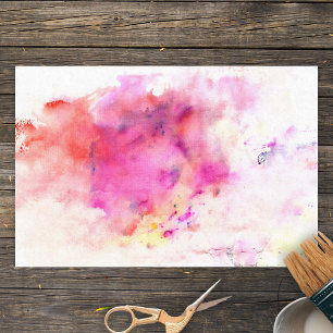 Papier Mousseline Aquarelle artistique Abstraite Pastel Couleur Méla
