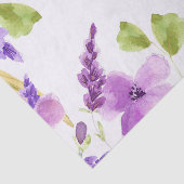 Papier Mousseline Aquarelle assez pourpre florale (Détail)