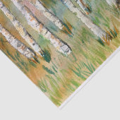 Papier Mousseline Aquarelle Automne Aspen Trees (Détail)