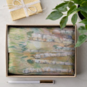 Papier Mousseline Aquarelle Automne Aspen Trees (Cadeau)