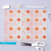 Papier Mousseline Aquarelle Automne Citrouille Motif Automne Découpa (Artisanat)